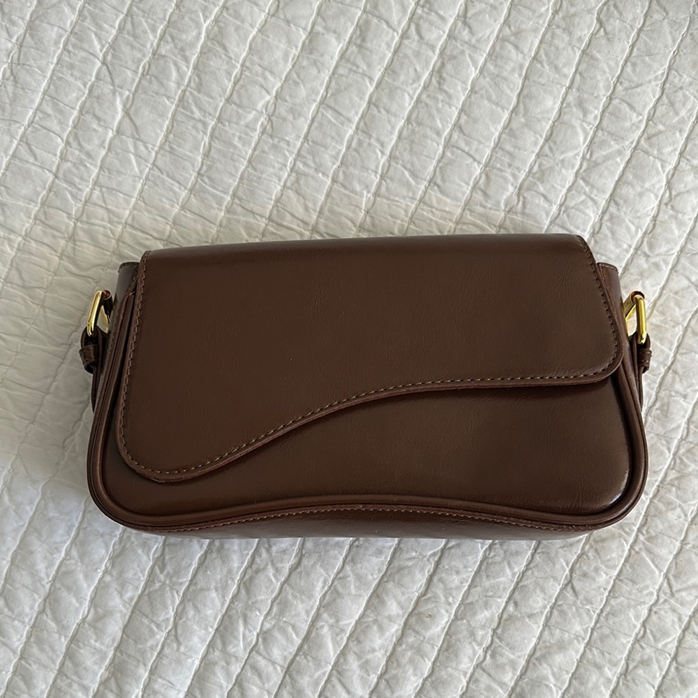 Brown Leather Handbag